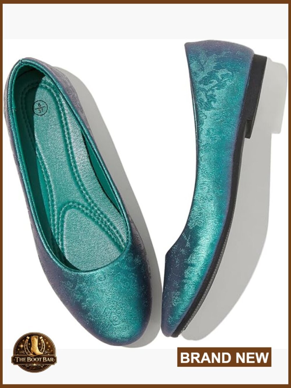 Comfortable PU Leather Slip On Flats Ballet Shoes for Women Memory Foam Insole